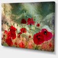 thumbnail image 2 of Design Art - Wild Red Poppy Flowers in Sky, 2 of 3