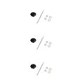 thumbnail image 2 of Transemion Car Modification Lightweight And Stylish Hood Lock Multiple Options Available black DP17-32 3Set, 2 of 6