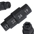 thumbnail image 2 of DPTOOL Hex Axle Tool for Motorcycle Front Axle Wheel, 3/8 Inch 17mm 19mm 22mm 24mm Allen Spindle Socket Driver, 2 of 4