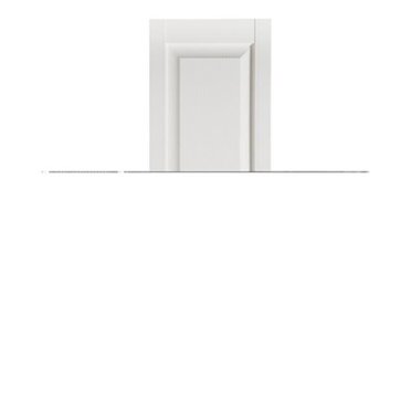 Premier Raised Panel Exterior Decorative Shutters, White - 15 x 47 in.