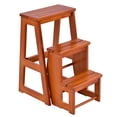 thumbnail image 1 of Topbuy 3-Tier Folding Step Stool Ladder Chair Bench Seat Utility Multi-functional, 1 of 9