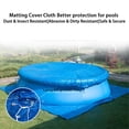 thumbnail image 4 of QualitChoice Swimming Pool Covers Round Pool Cover For Dust Waterproof Dustproof Pool Solar Cover 244cm, 4 of 6