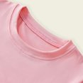 thumbnail image 3 of B91xZ Chemises et Hauts pour Filles 2024 Coton Décontracté Graphique Tunique d'Été Col Rond, Rouge 4-5 Ans, 3 of 5