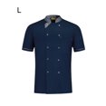 thumbnail image 1 of Baohd Polyester Restaurant Kitchen Uniform - Wear-resistant And Colorfast Easy To Maintain Chef Shirt Cooking Sleeve Blue L, 1 of 6