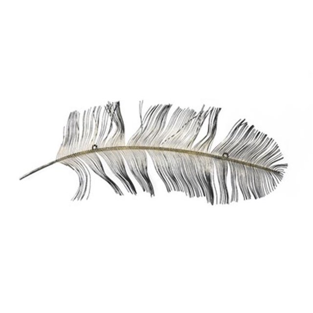 CheungsRattan 4736 Decorative Metal Peacock Feather Wall Decor