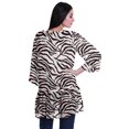 thumbnail image 4 of Moomaya Cardigan Court en Georgette Imprimée pour Femmes, Vêtements de Plage, Châle et Couvre-Maillot, 4 of 5