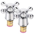 thumbnail image 1 of SHISUYAN 2pcs Faucet Knob Handle Faucet Tap Knob Handle Replacement 1/2 Inch Faucet, 1 of 5