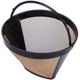 thumbnail image 4 of Filtre à Café en Acier Inoxydable Machine à Café Réutilisable Filtre à Café Cône Or, 4 of 14