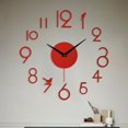 thumbnail image 4 of 3D Frameless Wall Clock, Silent Diy Wall Clock Number Wall Stickers Home Decor, 4 of 9