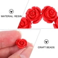 thumbnail image 4 of Shisuyan 50Set Round Loose Beads Red Rose Diy Accessories for Handcraft Enthusiasts, 4 of 8