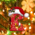 thumbnail image 4 of LSLJS 26 Letters Christmas Tree Decoration Pendant Christmas Tree Ornaments Personalized DIY Christmas Ornaments Christmas Decorations Xmas Tree Hanging Decor, 4 of 5
