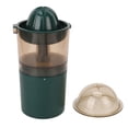thumbnail image 2 of Mini Juicer Green Household Press Juicing Machine Extra 30% Juice for Citrus Lemon Lime DC3.7V, 2 of 12