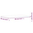 thumbnail image 4 of vidaXL Bookshelf Boards 4 pcs Grey 80x50x1.5 cm Engineered Wood, 4 of 5