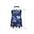 thumbnail image 4 of School Kids Rolling Backpack for Girls With Wheels Trolley Wheeled Backpack, 4 of 7