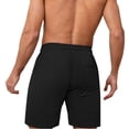 thumbnail image 3 of Plebaso Men's Athletic Shorts Casual Drawstring Quick Dry Running Shorts Lightweight with Zipper Pockets, 3 of 6