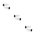 thumbnail image 3 of mmirethe 2pack/lot Motorcycle Grips Handle Bar Grips Easy Installation For Enhanced silver 3Set, 3 of 6