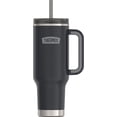 thumbnail image 1 of Thermos Vacuum Insulated Stainless Steel 40 oz Cup Holder Mug with Straw,  Granite, 1 of 5