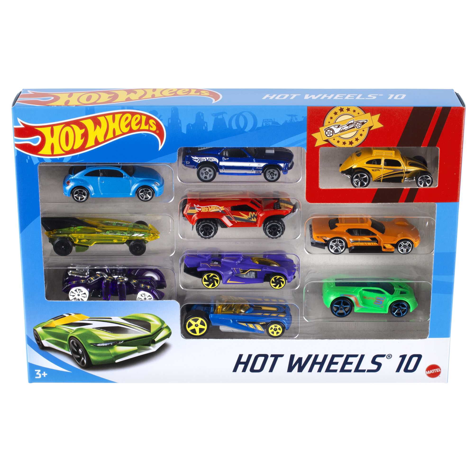 Hot Wheels 1:64 Scale 10-Pack Cars - Styles May Vary - Walmart.ca