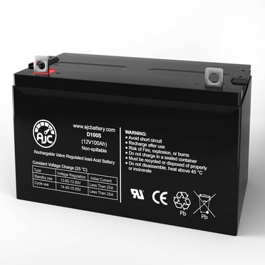 Sunnyway SW12380W Batterie au Plomb-Acide Scellée 12V 100Ah - Il s'Agit d'Un Remplacement de Marque AJC