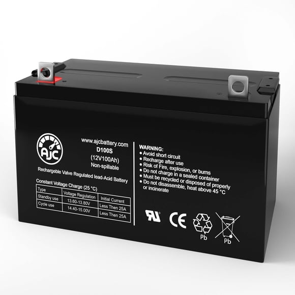 Heartway PF7S Royale 4S 12V 100Ah Mobility Scooter Battery - This Is an AJC Brand Replacement