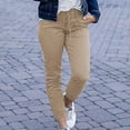 thumbnail image 2 of Womens Solid Color Comfortable Leisure Pants Waistband Sweatpants Pants Length Pants, 2 of 7