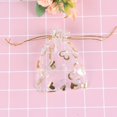 thumbnail image 4 of 100Pcs Sweet Heart Print Drawstring Candy Bag Wedding Party Gift Jewelry Pouch, 4 of 10