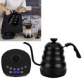 thumbnail image 4 of Electric Coffee Kettle, Black EU Plug Coffee Kettle, Temperature Adjustable For Home Office Contain Coffee Tea, 4 of 8