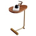 thumbnail image 2 of Couch Side Tables That Slide Under, Snack Side Tables C Shaped End Table For Couch C Shaped Side Table Wood Grain Small Bedside Tables For Sofa, Hotel, Living Room,, 2 of 7