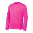 thumbnail image 1 of Gravity Threads Youth Long-Sleeve Moisture WickenIng Shirt - Neon Pink - Medium, 1 of 1