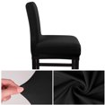 thumbnail image 4 of PiccoCasa Stretch Spandex Bar Stool Cover for Short Back Chair Black 2, 4 of 8