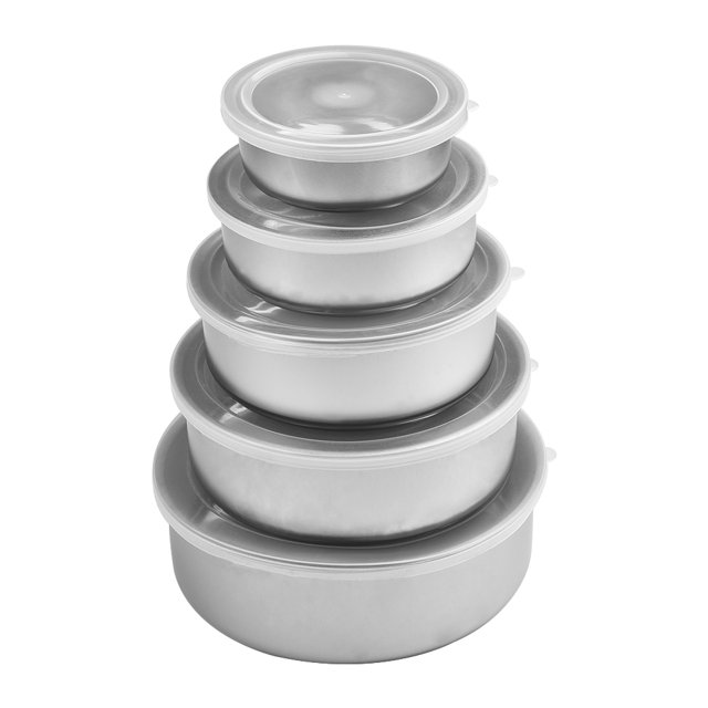 Lefu Stainless Steel Mixing Bowls with Lids (5 Piece)