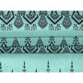 thumbnail image 5 of oneOone Velvet Aqua Blue Fabric Block Sewing Craft Projects Fabric Prints By Yard 58 Inch Wide, 5 of 5