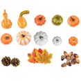 thumbnail image 1 of Artificial Pumpkins Set Realistic Lifelike Faux Pumpkins Decor for Halloween, 1 of 10