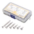 thumbnail image 2 of Self Drilling Screw Kit, Round Head Cross Screw Multifunctional  Holding Force 140PCS 6 Specifications  For Machinery Repair For Woodworking, 2 of 8