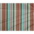 thumbnail image 3 of oneOone Polyester Lycra Fabric Multicolor Stripe Printed Fabric 1 Yard 56 Inch Wide, 3 of 3