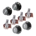 thumbnail image 4 of A250K B250K Small Size Long Split Shaft Pot Audio Taper Guitar Potentiometers &, 4 of 8