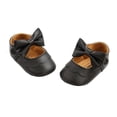 thumbnail image 3 of Newborn Girls PU BowKnot Princess Shoes, 3 of 6
