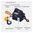 thumbnail image 3 of 500kg Remote Control Crane Hoist Wire Rope Electric Hoist Aluminum Shell Hoist Household Indoor Small Crane Hoist, 3 of 8