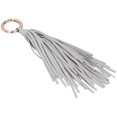 thumbnail image 1 of Craft Keychain, Widely Used Leather Tassel Design Tassel Keychain  For Car Keys For Mobile Phones For Handbags Decoration Black,Gray, 1 of 8