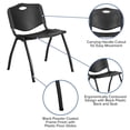 thumbnail image 2 of HERCULES Series 880 lb. Capacity Black Plastic Stack Chair, 2 of 9