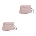 thumbnail image 4 of Ruiboury Large-Capacity Toiletries Cosmetic Bag - Suffice Daily With No Loose Thread Sundries Travel Pink 2Set, 4 of 6