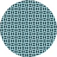 thumbnail image 1 of Ahgly Company Tapis d'Intérieur Lavables en Machine, Carrés de Transition Bleu Profond, Carrés de 3', 1 of 7