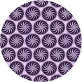 thumbnail image 1 of Ahgly Company Machine Washable Indoor Round Transitional Blush Pink Area Rugs, 4' Round, 1 of 7