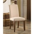 thumbnail image 1 of Benzara BM131287 Brentford Chaise d'Appoint de Transition&44; Noyer Rustique - Lot de 2, 1 of 1