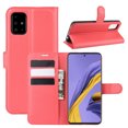 thumbnail image 2 of PANDACO Red Leather Wallet Case for Samsung Galaxy A71 4G, 2 of 2