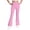 Pink, variant on FAIWAD Girls Flare Leggings Fleece Lined High Waist Bell Bottom Pants Fall Winter Warm Workout Activewear