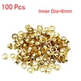 thumbnail image 2 of 100 Pcs 6Mm Titanium Eyelets Washer Leather Diy Shoes Cloth Repair Grommet, 2 of 2