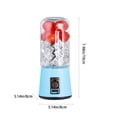 thumbnail image 3 of Wireless Juicing Cup USB Rechargeable Small Mini Portable Vegetable And Fruit Machine Gift With Comfortable Grip, 3 of 8