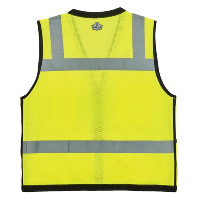 GloWear 23329 Type R Classe 2 Gilet d'Arpenteur en Maille Robuste, Lime - 4TG & 5TG
