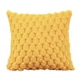 thumbnail image 1 of Bdday Throw Pillow Cover Weaving Snowflake Velvet Solid Color Pillow Office Sofa Lumbar Support Pillow Bedside Support Pillowcase Cushion Square Pillow Covers, 1 of 7